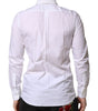 Chemise habillée à manches longues Dolce &amp; Gabbana MARTINI blanche