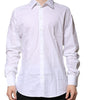 Chemise habillée à manches longues Dolce &amp; Gabbana White GOLD