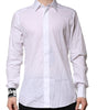 Chemise habillée en coton blanc Dolce &amp; Gabbana pour homme