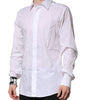 Chemise habillée en coton blanc Dolce &amp; Gabbana pour homme