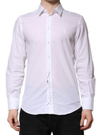 Chemise habillée blanche à manches longues pour homme Dolce &amp; Gabbana MARTINI