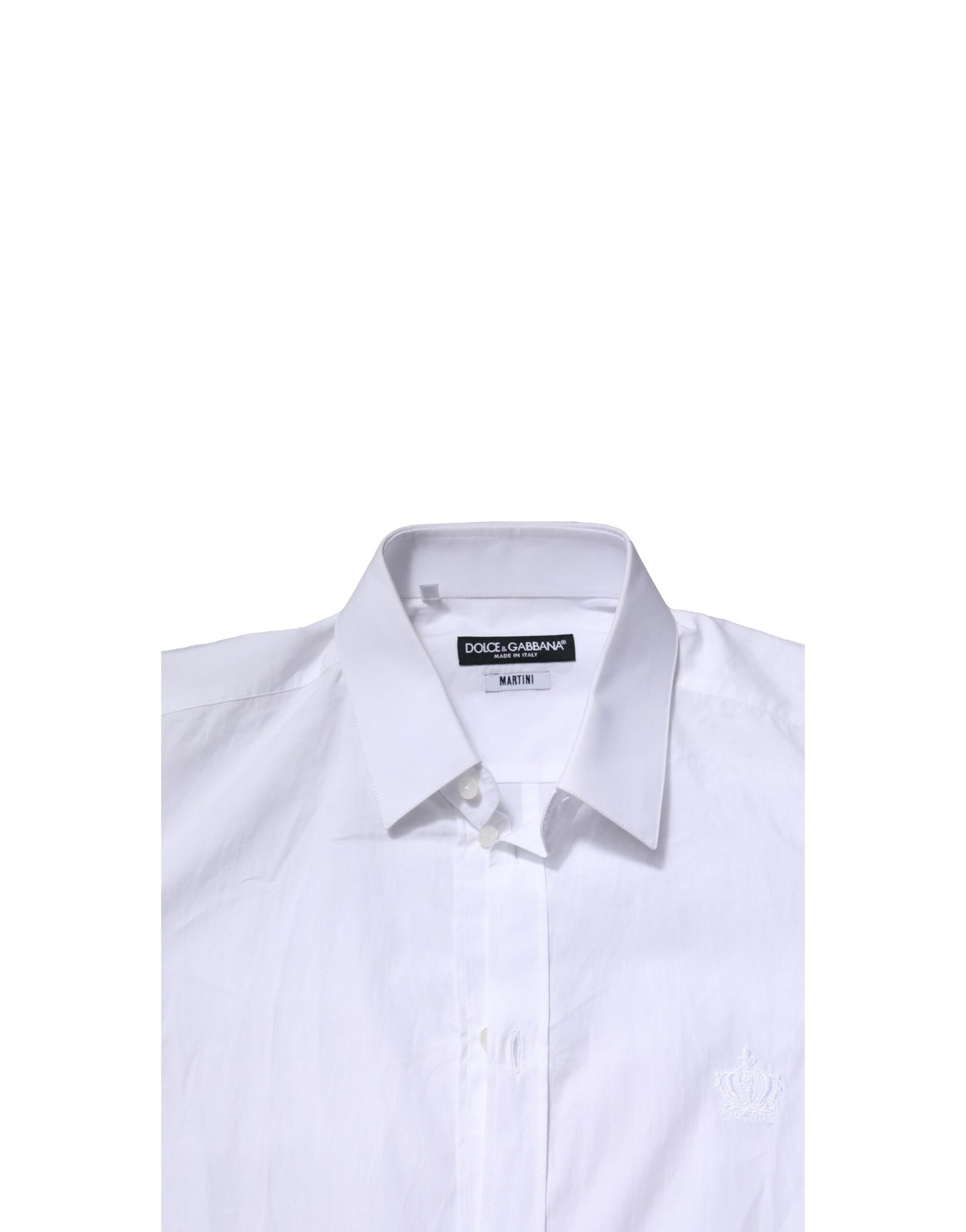 Chemise habillée blanche à manches longues pour homme Dolce &amp; Gabbana MARTINI