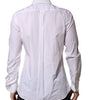 Dolce & Gabbana White MARTINI Long Sleeves Men Formal Shirt