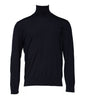 Dolce & Gabbana Blue Long Sleeve Turtleneck Pullover Sweater