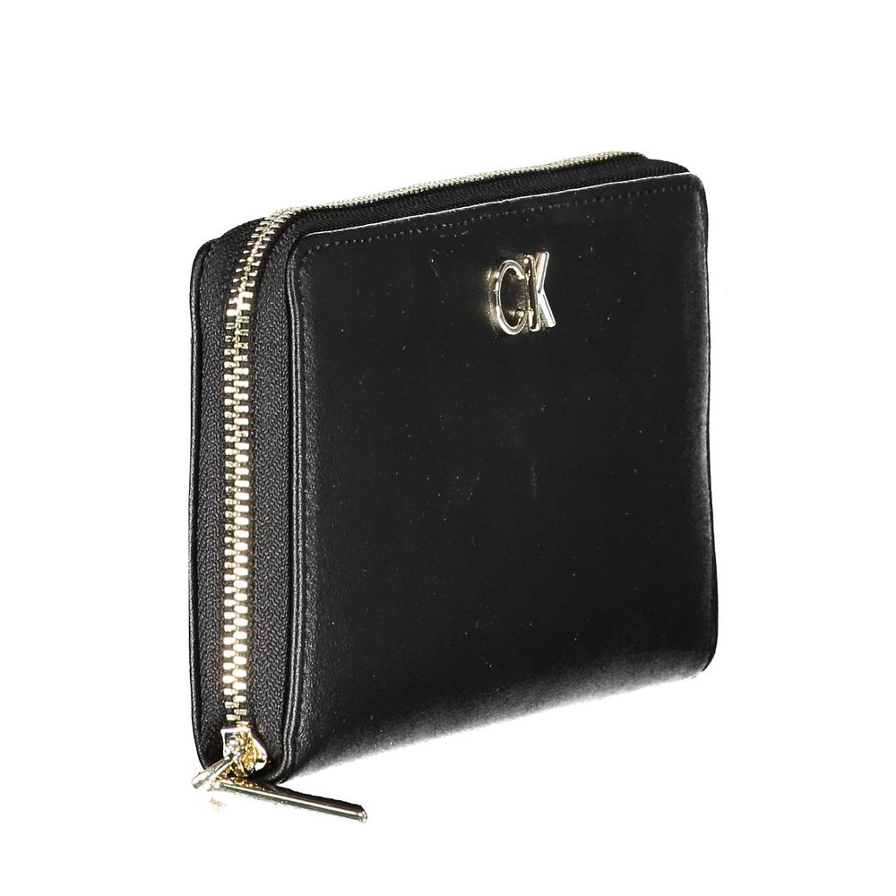 Portefeuille femme Calvin Klein en polyéthylène noir