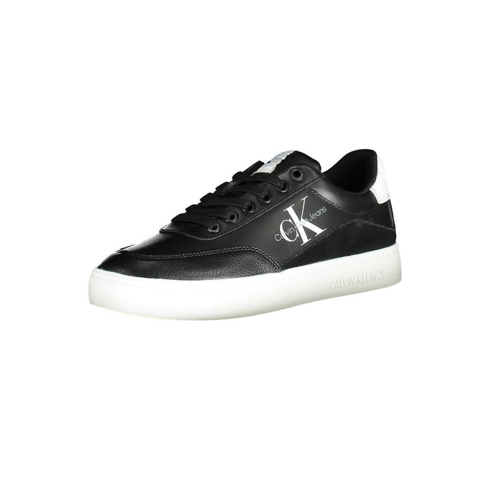 Baskets Calvin Klein en cuir noir pour femme