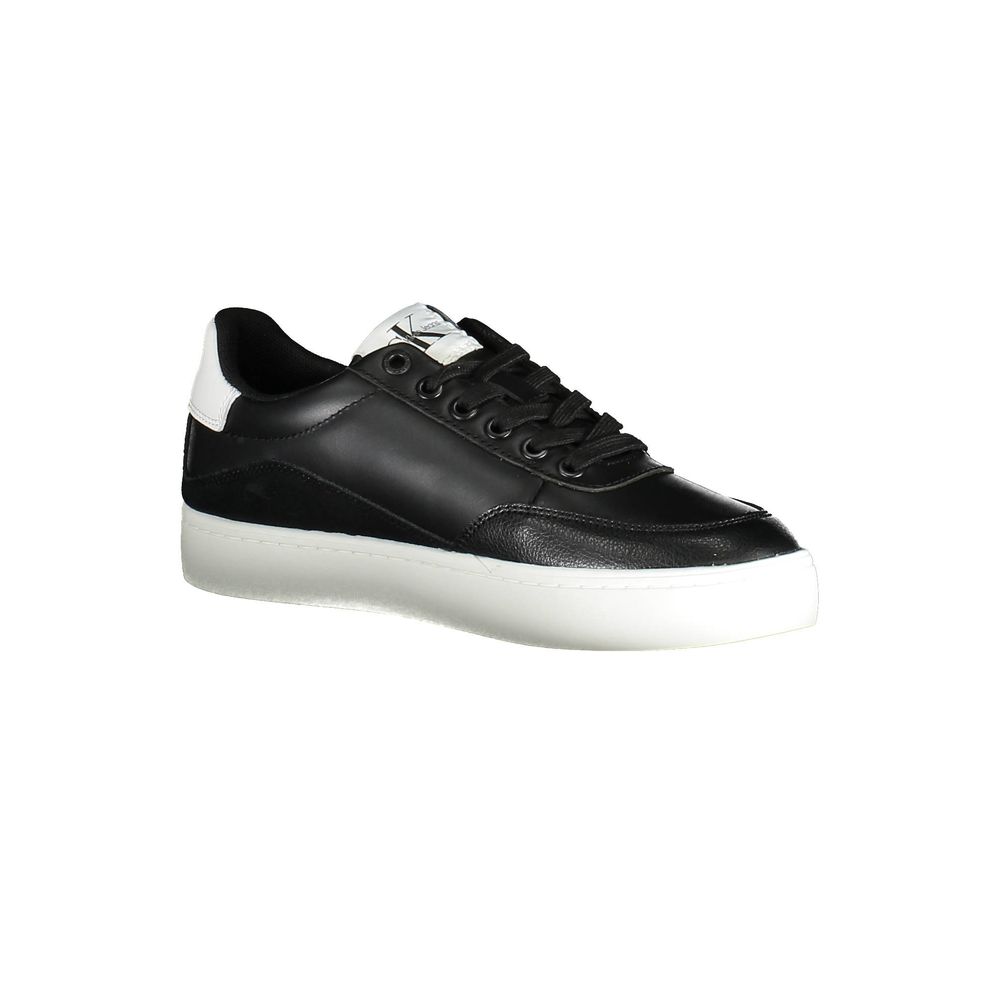 Baskets Calvin Klein en cuir noir pour femme