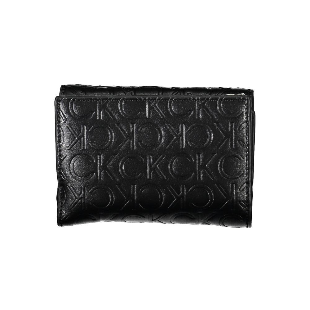 Portefeuille femme Calvin Klein en polyéthylène noir