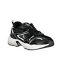 Calvin Klein Sleek Black Lace-Up Sneakers with Contrast Details