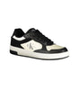 Calvin Klein Sleek Black Sneakers with Contrast Details