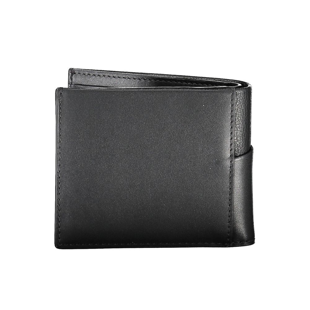Portefeuille à deux volets en cuir élégant Calvin Klein avec blocage RFID