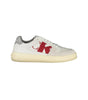 Baskets blanches élégantes à lacets Calvin Klein avec détails contrastés