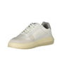 Baskets blanches élégantes à lacets Calvin Klein avec détails contrastés