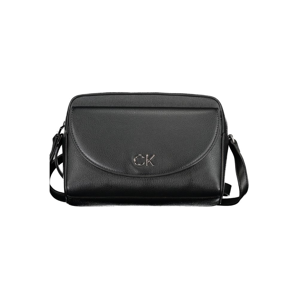 Sac à main en polyéthylène noir Calvin Klein