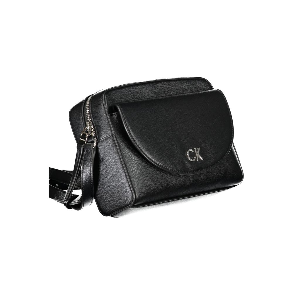 Sac à main en polyéthylène noir Calvin Klein