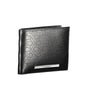 Portefeuille en cuir noir Calvin Klein
