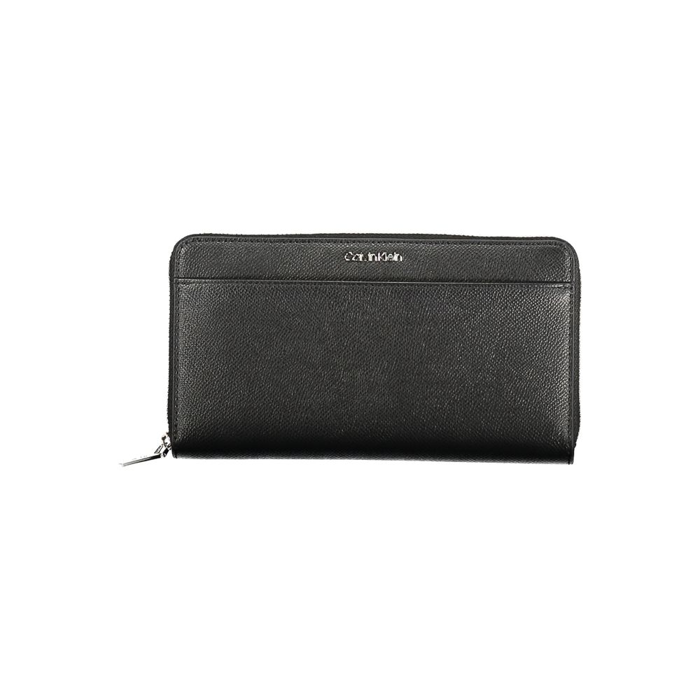 Portefeuille femme Calvin Klein en polyéthylène noir
