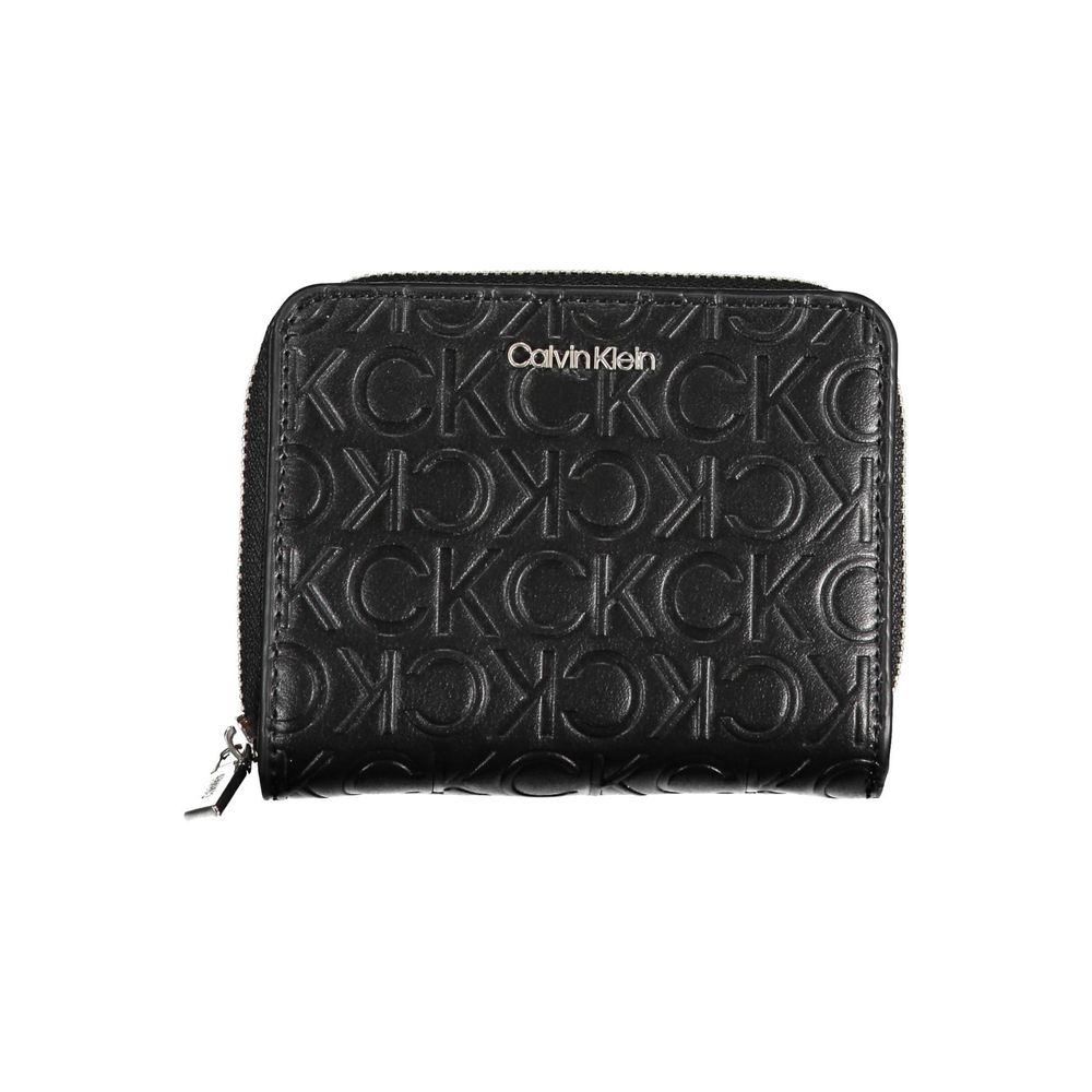 Portefeuille femme Calvin Klein en polyéthylène noir