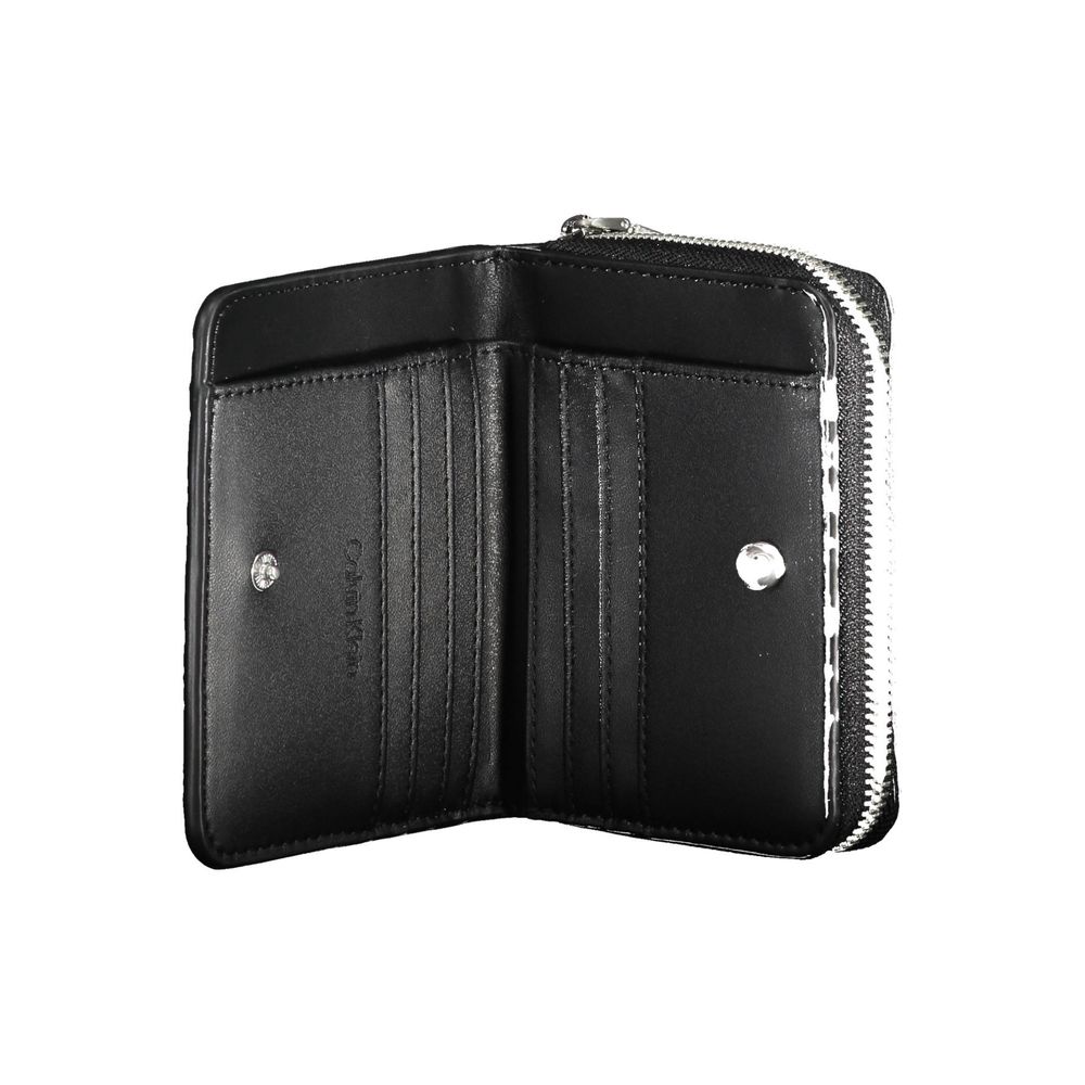 Portefeuille femme Calvin Klein en polyéthylène noir