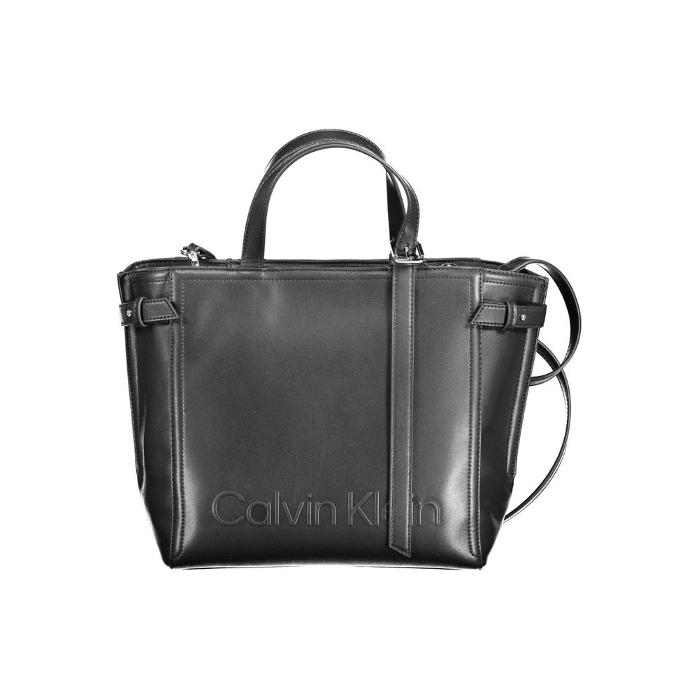 Sac à main Calvin Klein en polyester noir pour femme