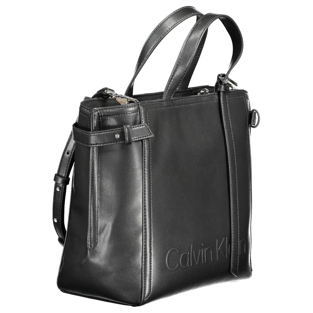 Sac à main Calvin Klein en polyester noir pour femme