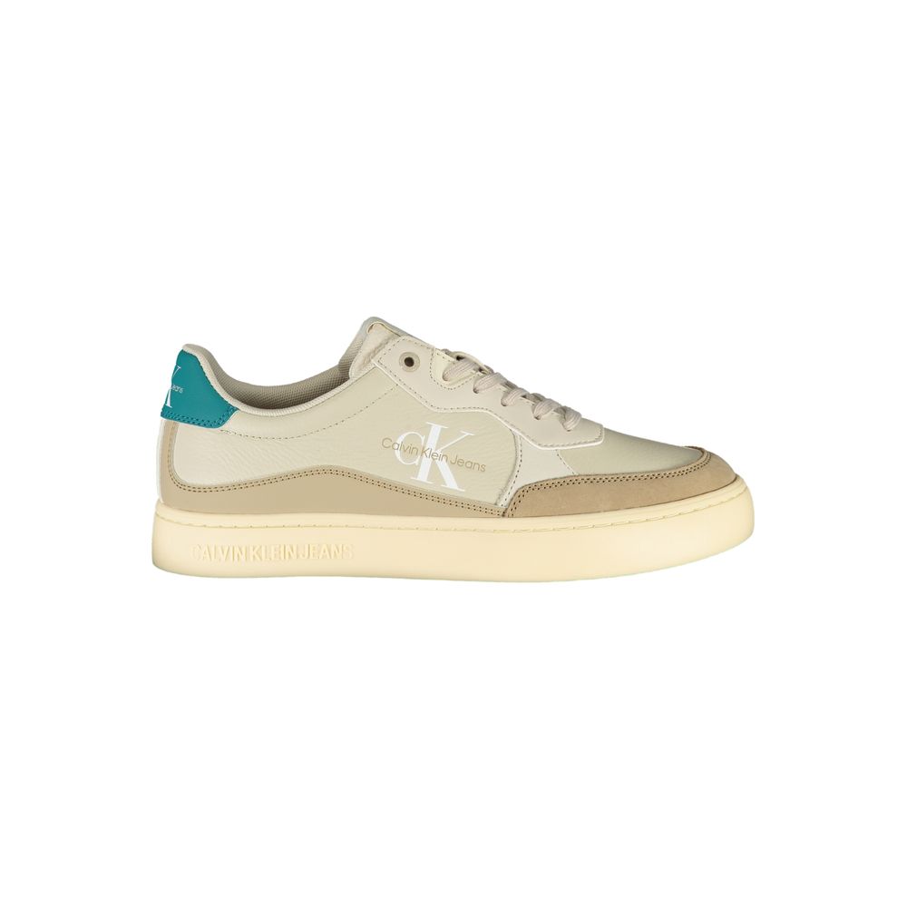 Baskets Calvin Klein en polyester beige