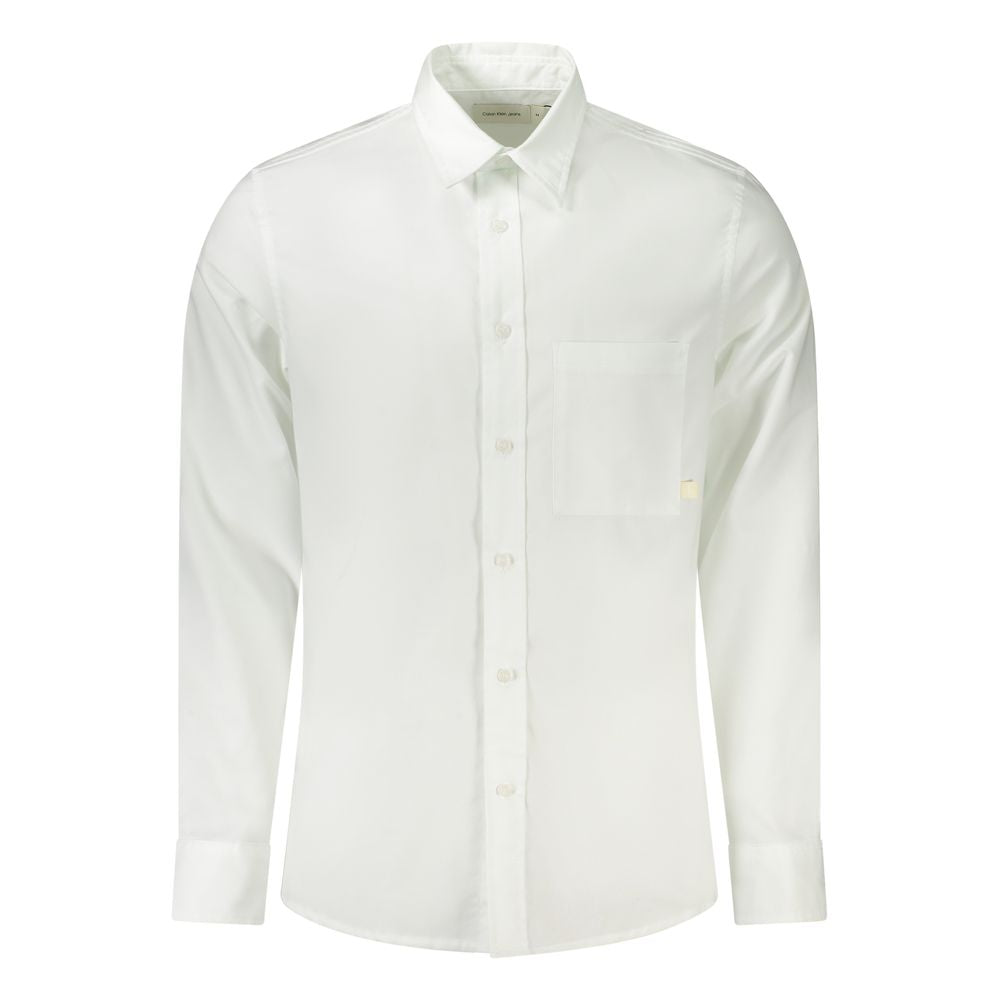 Chemise homme en coton blanc Calvin Klein