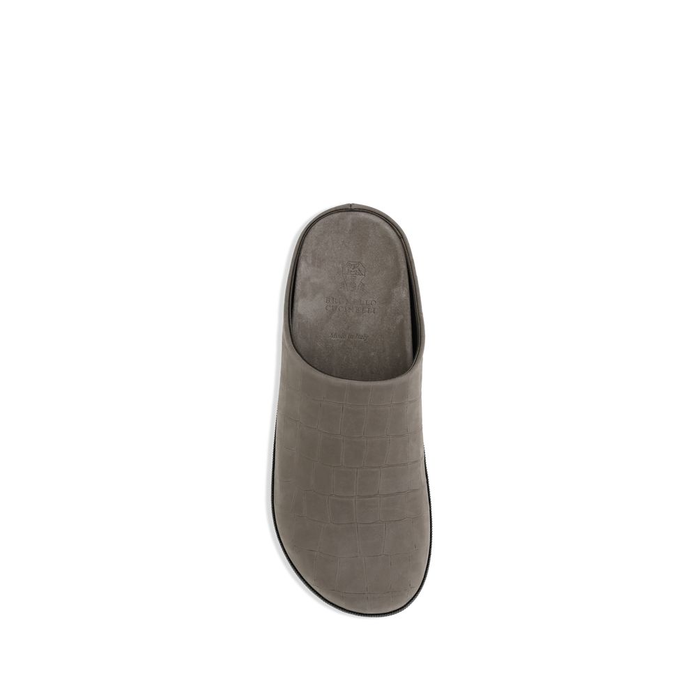 Brunello Cucinelli Leather Mules