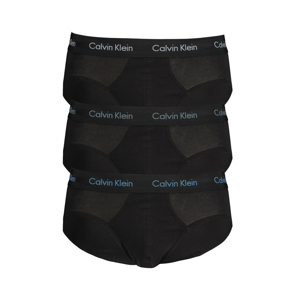 Sous-vêtements en coton noir Calvin Klein
