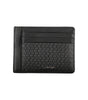 Calvin Klein Sleek Black Leather Coin Purse with Card Holder