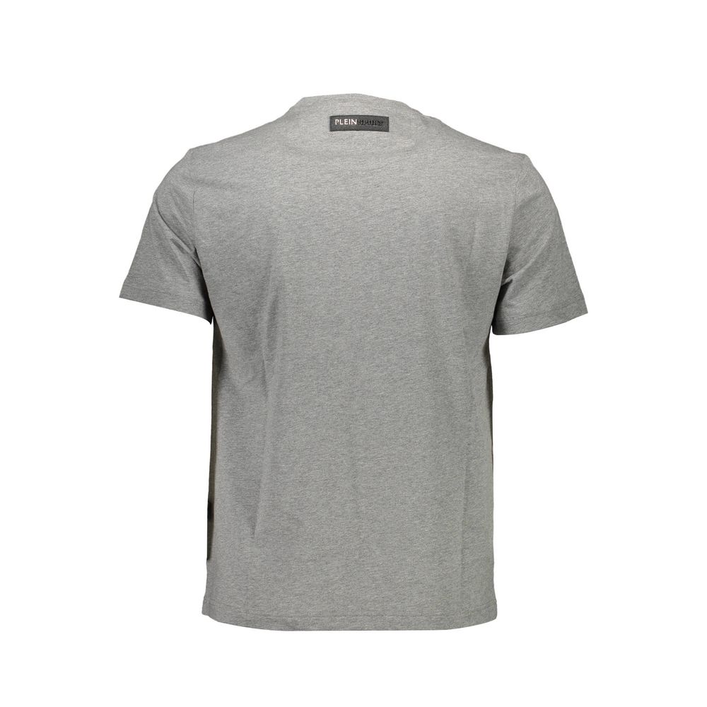 T-shirt homme en coton marron Plein Sport