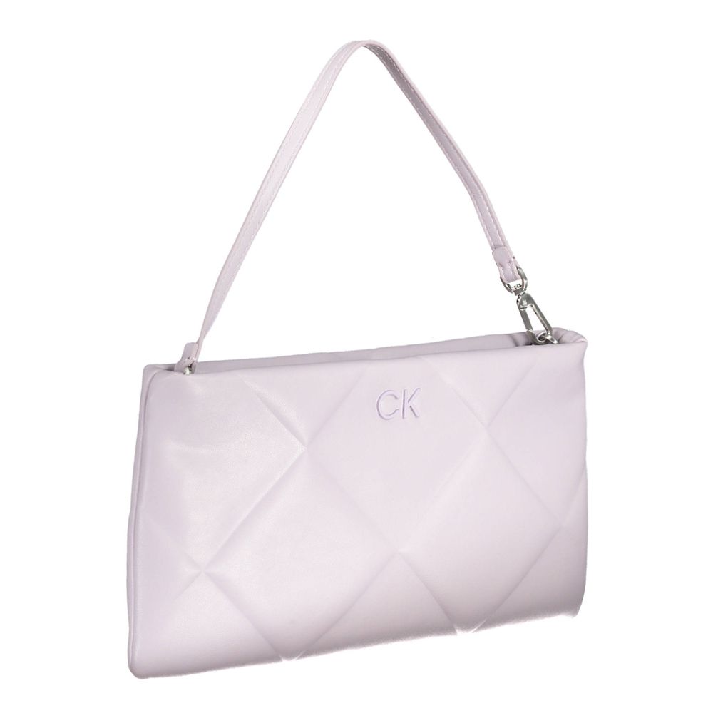 Sac à main en polyester violet Calvin Klein