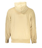Calvin Klein Elegant Beige Zip Hooded Sweatshirt