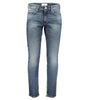 Calvin Klein Blue Cotton Jeans & Pant