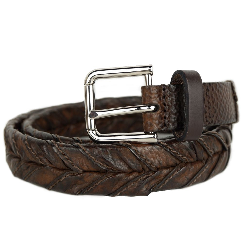 Dolce &amp; Gabbana Brown Calfskin Belt