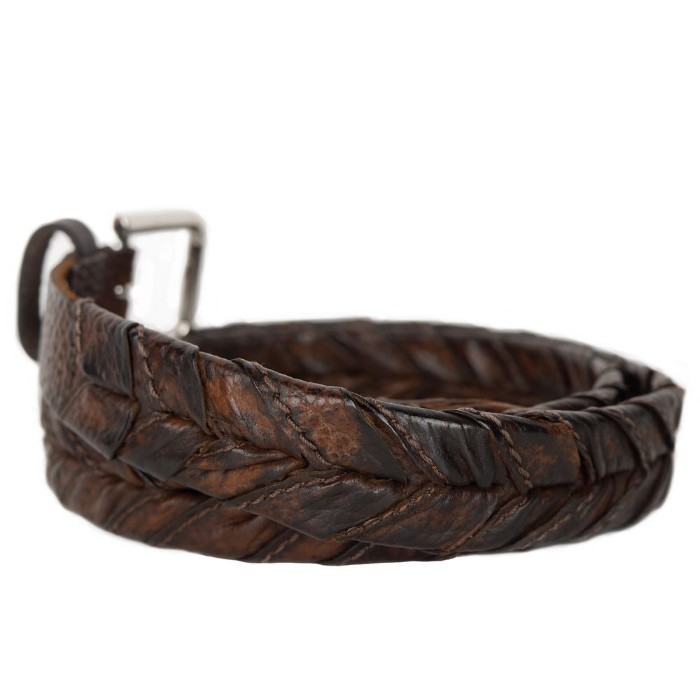 Dolce &amp; Gabbana Brown Calfskin Belt