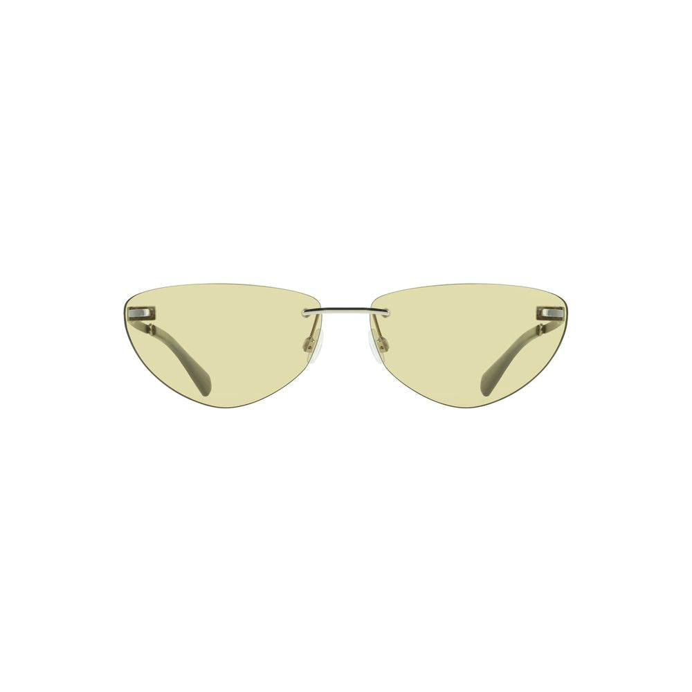 Lunettes de soleil Calvin Klein en métal vert pour femme