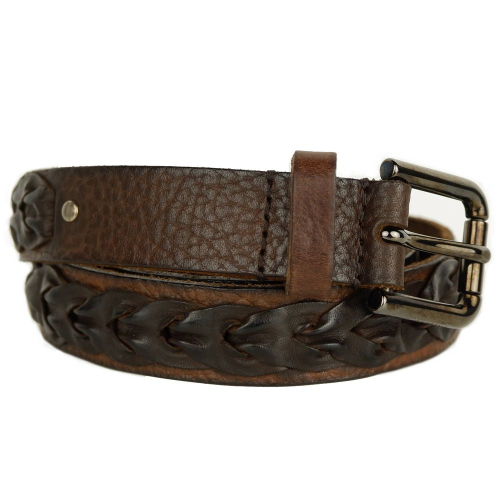 Dolce &amp; Gabbana Brown Calfskin Belt