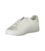 Calvin Klein Elegant White Sneakers with Contrast Detailing
