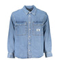 Calvin Klein Light Blue Cotton Men Shirt
