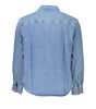 Calvin Klein Light Blue Cotton Men Shirt