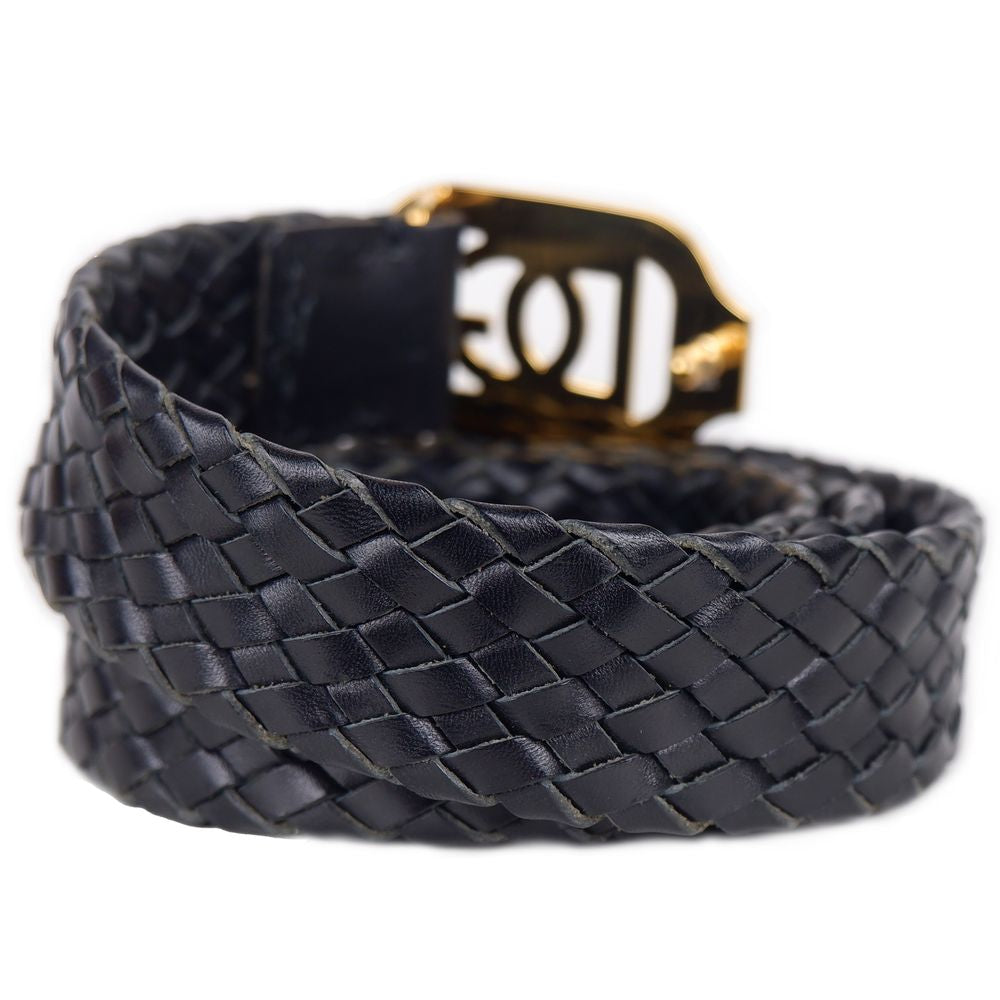 Dolce &amp; Gabbana Black Calfskin Belt