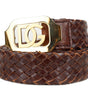 Dolce &amp; Gabbana Brown Calfskin Belt