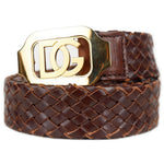 Dolce &amp; Gabbana Brown Calfskin Belt