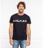 Balmain Blue Cotton T-Shirt