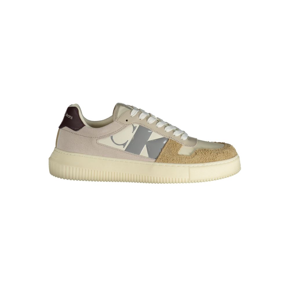 Baskets Calvin Klein en polyester beige