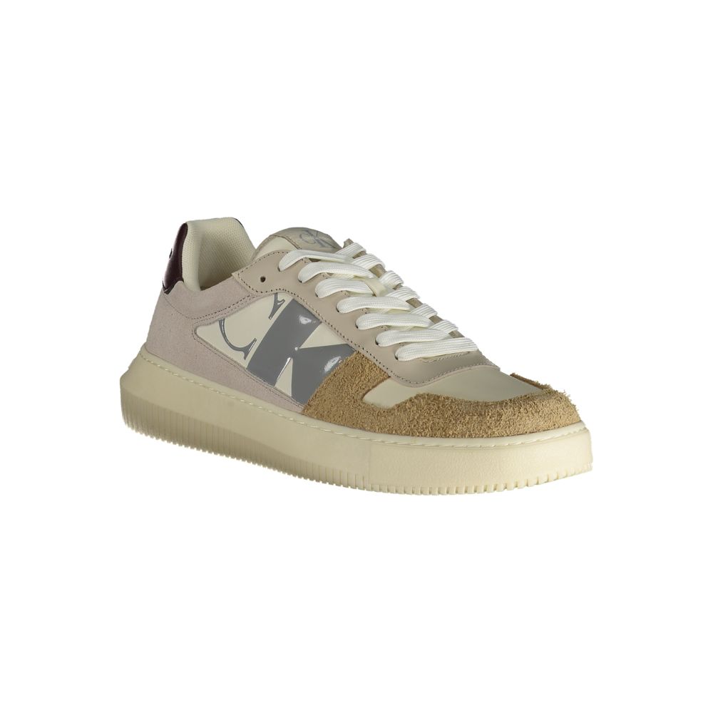 Baskets Calvin Klein en polyester beige