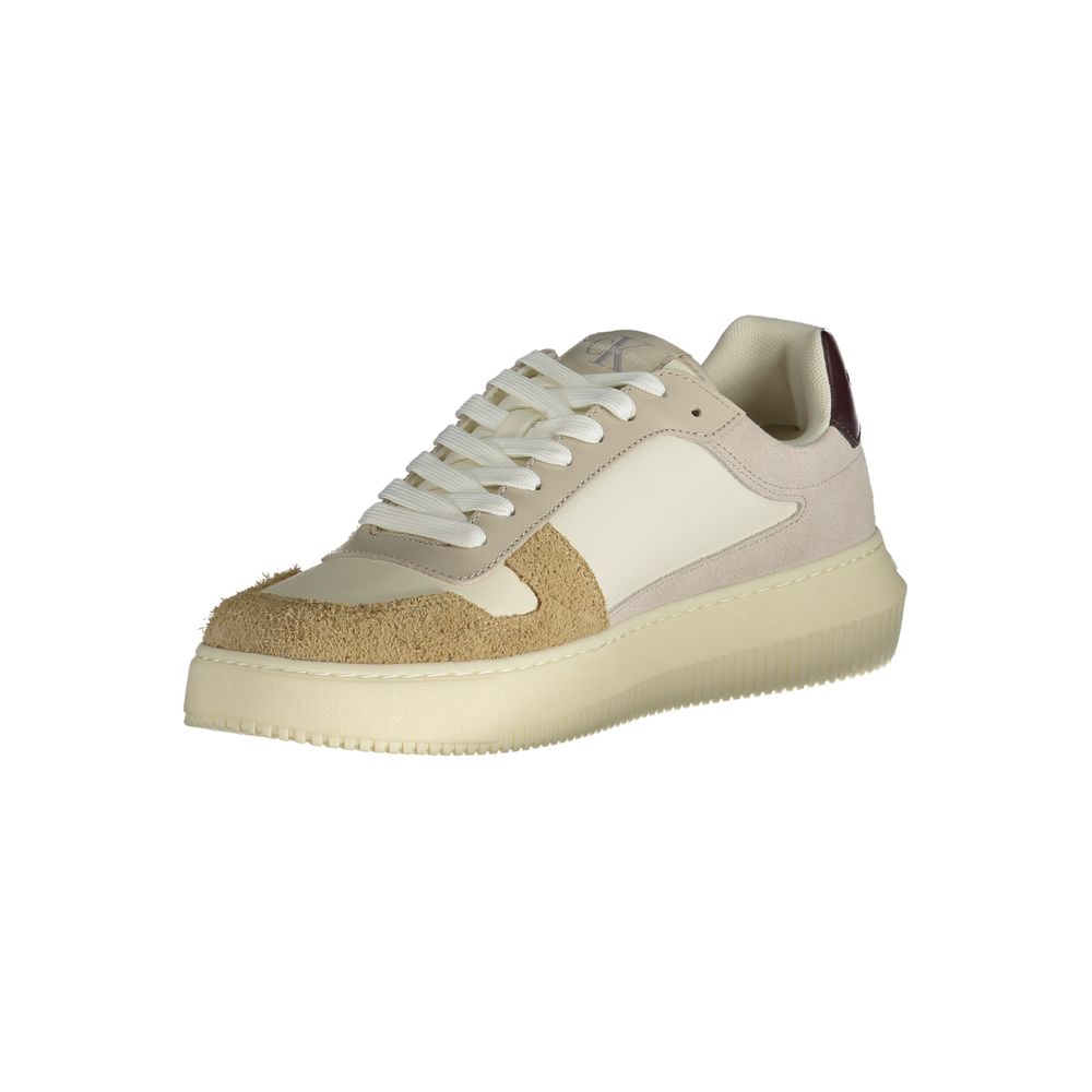 Baskets Calvin Klein en polyester beige