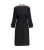 Burberry Castleford long Trench Coat with Check collar