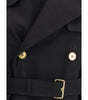 Burberry Castleford long Trench Coat with Check collar